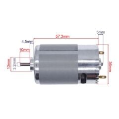 RS555 DC Motor 12V 7500Rpm