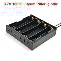 18650 2 Tel 4lü Pil Kutusu Paralel