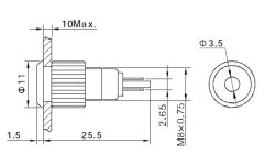 GQ8F-D 8mm Sinyal Lambası IP67
