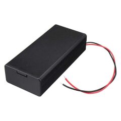 18650 2li Pil Kutusu Anahtar 15cm Kablo