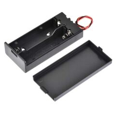 18650 2li Pil Kutusu Anahtar 15cm Kablo