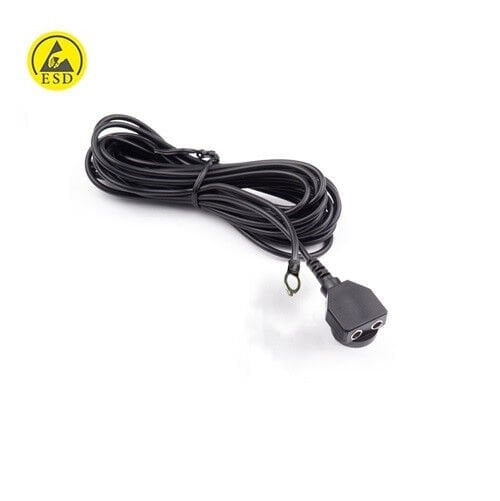 Antistatik ESD Masa Kaplaması Topraklama Kablosu Pabuç Uçlu