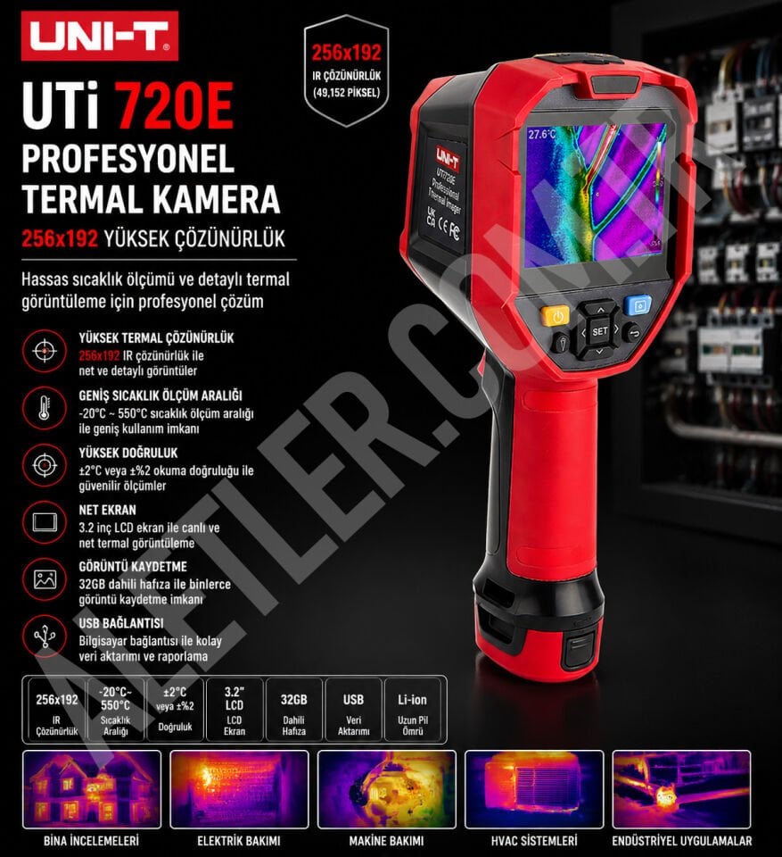 Unit UTi720E Profesyonel Termal Kamera