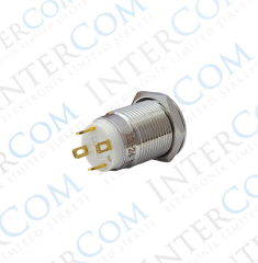 12MM YAYLI LEDLİ METAL BUTON - 1NO - IP67