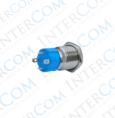 12MM KALICILI LEDLİ METAL BUTON - 1NO - IP67