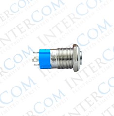12MM KALICILI LEDLİ METAL BUTON - 1NO - IP67