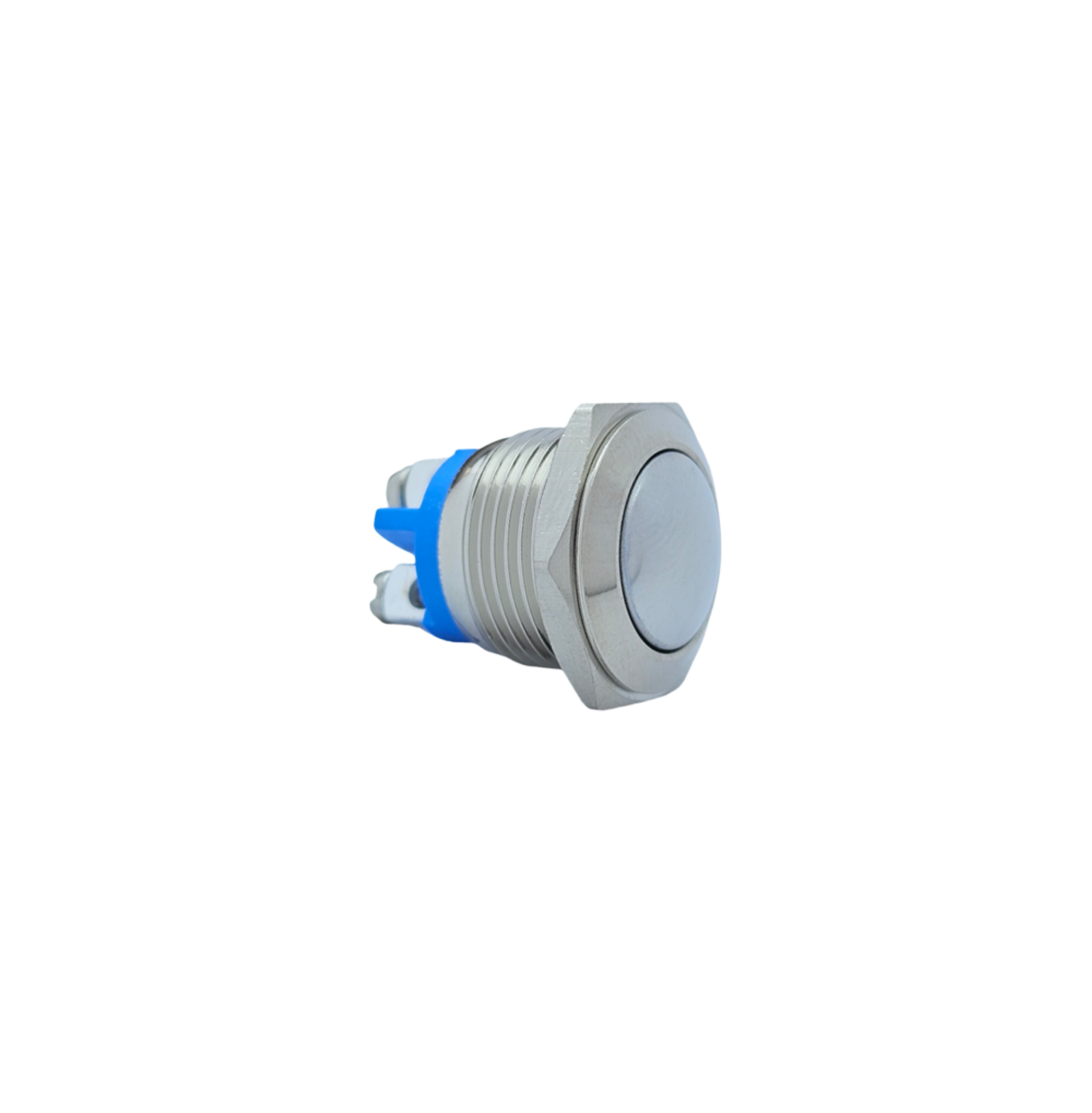 E40B 16MM METAL IŞIKSIZ YAYLI BUTON - BOMBE - 1 NO - IP67