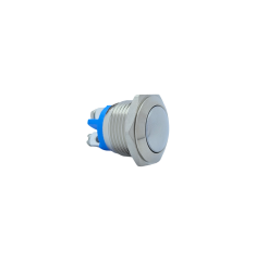 E40B 16MM METAL IŞIKSIZ YAYLI BUTON - BOMBE - 1 NO - IP67