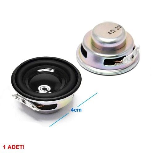 4 Ohm 3W Hoparlör 4cm