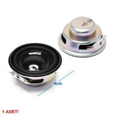 4 Ohm 3W Hoparlör 4cm