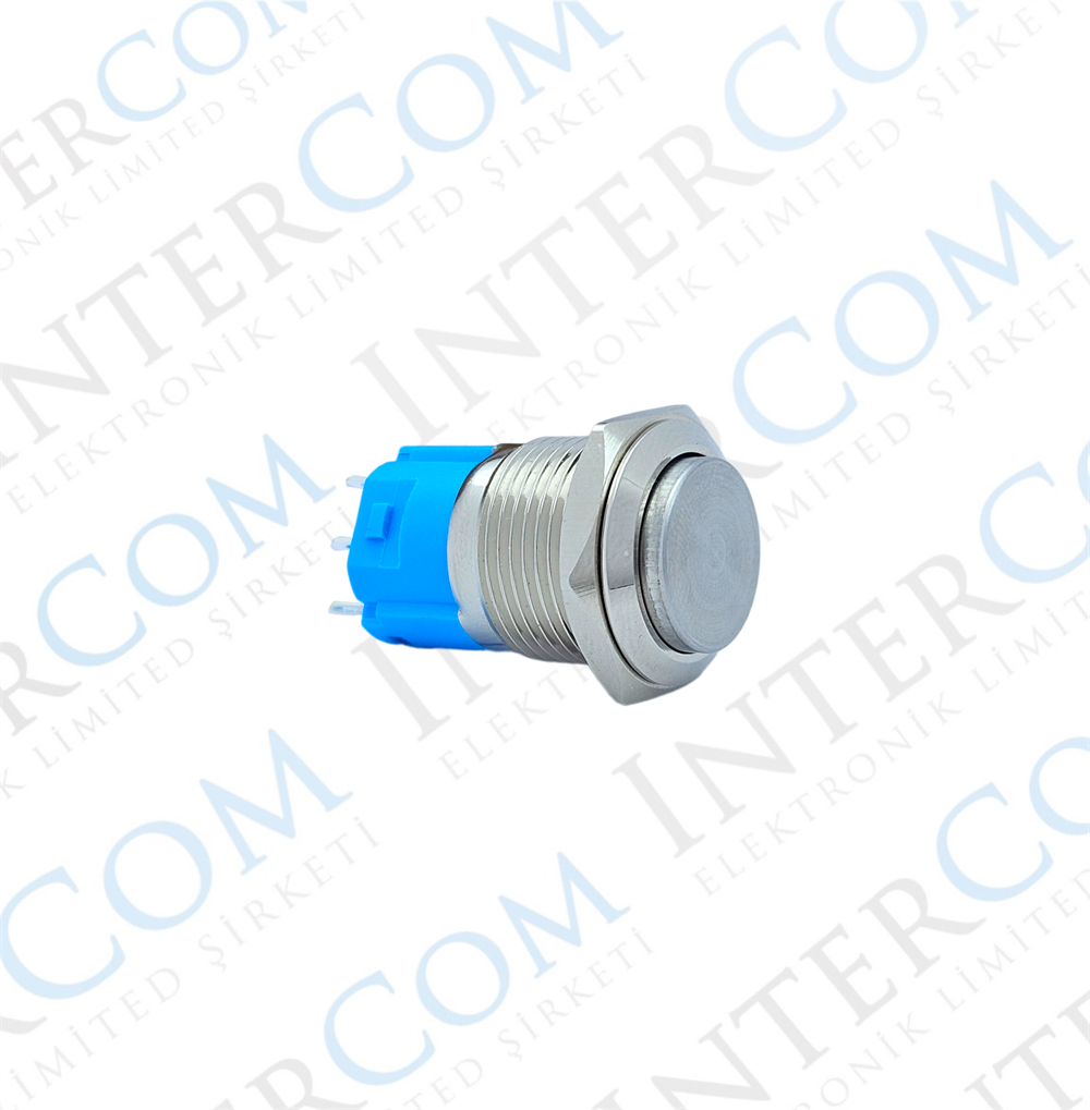 E64 16MM METAL KALICILI BUTON ÇIKIK KAFA LEDSİZ 1NO/1NC