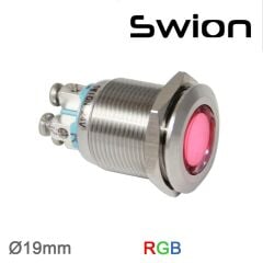 D19S-RGB 19mm Sinyal Lambası RGB 24V (ortak Bacak Eksidir)