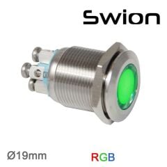 D19S-RGB 19mm Sinyal Lambası RGB 24V (ortak Bacak Eksidir)