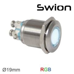 D19S-RGB 19mm Sinyal Lambası RGB 24V (ortak Bacak Eksidir)