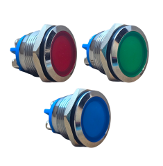 D19S 19MM METAL SİNYAL LAMBASI 12-24V