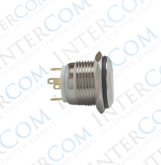 E39 16MM METAL BUTON YAYLI 12-24V BEYAZ LED 1NO