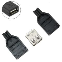 Kutulu Usb Type A Dişi Soket