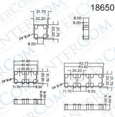 18650 PİL TUTUCU BRAKET