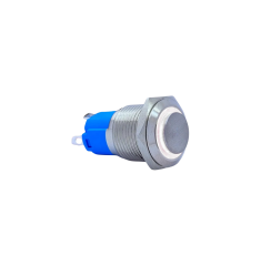 E24 16MM METAL BUTON KALICILI 12-24V BEYAZ LED 1NO/1NC