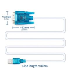 Kablolu Usb to Rs232 Çevirici CH340
