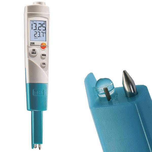 Testo 206 pH1 PH ve Sıcaklık Ölçüm Cihazı (0563 2061)