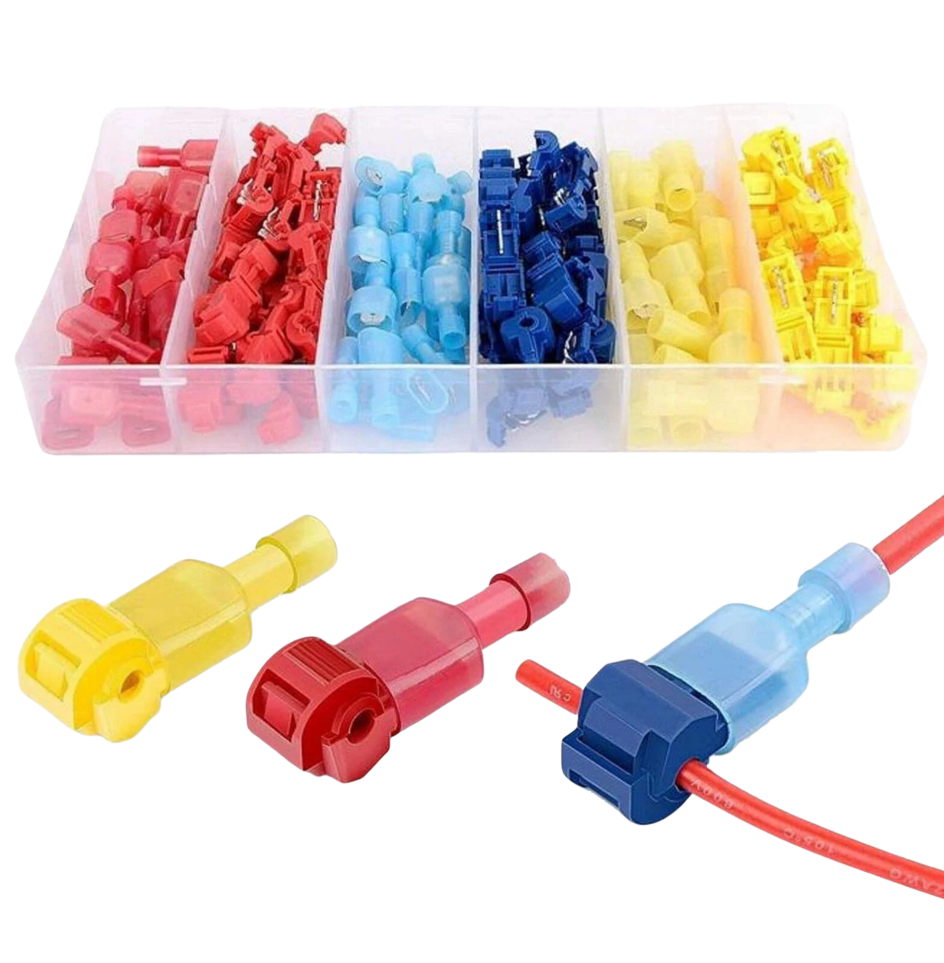 IC-274D KUTULU SIYIRMASIZ KABLO EKLEME TERMİNALİ SETİ 120 PARÇA