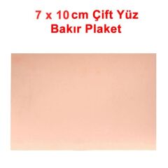 7x10cm Çift Yüz Bakır Pcb