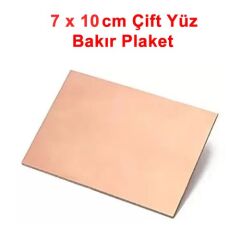 7x10cm Çift Yüz Bakır Pcb