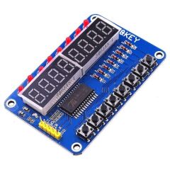 TM1638 8 Hane 7 Segment Ekran Led Buton Kartı