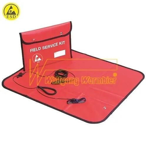 Antistatik ESD Saha Servis Kiti Seti Kırmızı