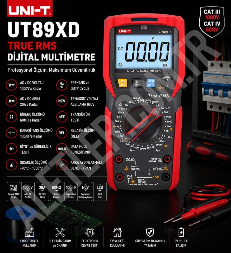 Unit UT89XD Dijital Multimetre