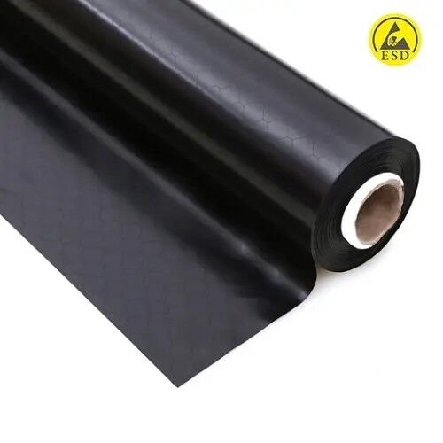 Antistatik ESD İletken Siyah PVC Perde