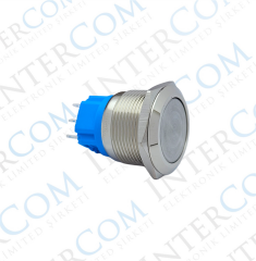 E89A 22MM METAL KALICILI BUTON DÜZ KAFA LEDSİZ 1NO/1NC