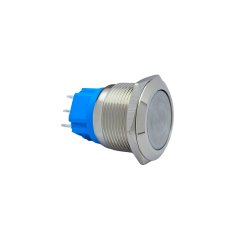 E89A 22MM METAL KALICILI BUTON DÜZ KAFA LEDSİZ 1NO/1NC