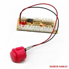 30cm Buton Kablosu 5 Adet