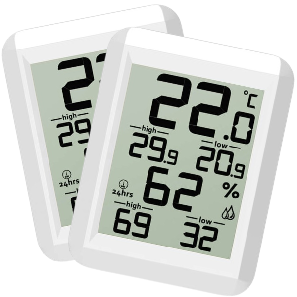 Loyka Elite2 Min Max Sıcaklık Nem Ölçer | 2 'li Paket