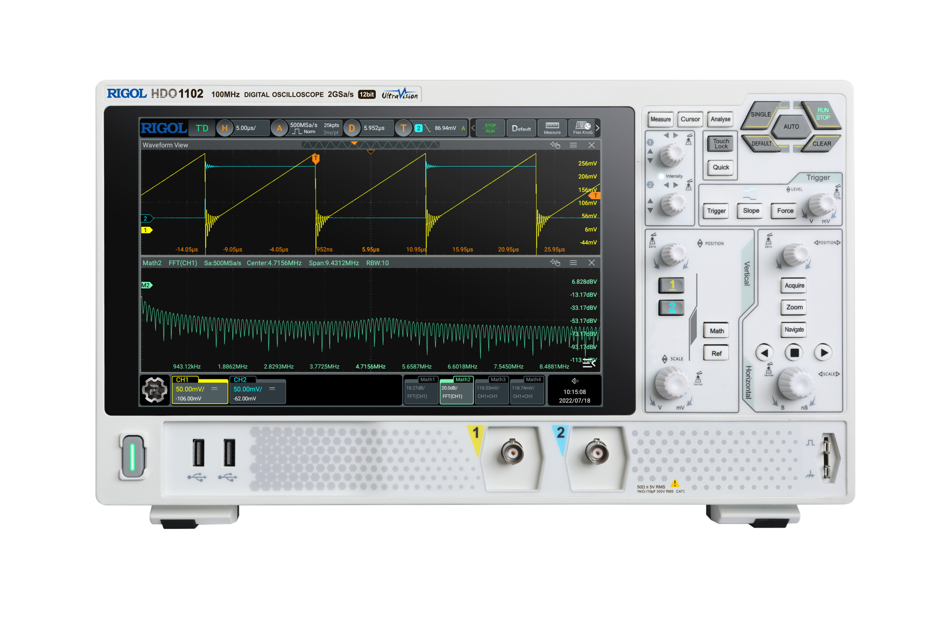 Rigol HDO1102 100 MHz 2 Kanallı 12 bit Dijital Osiloskop