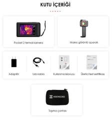 HIKMICRO Pocket2+ML Makro Lensli 2'si Bir Arada Termal Kamera