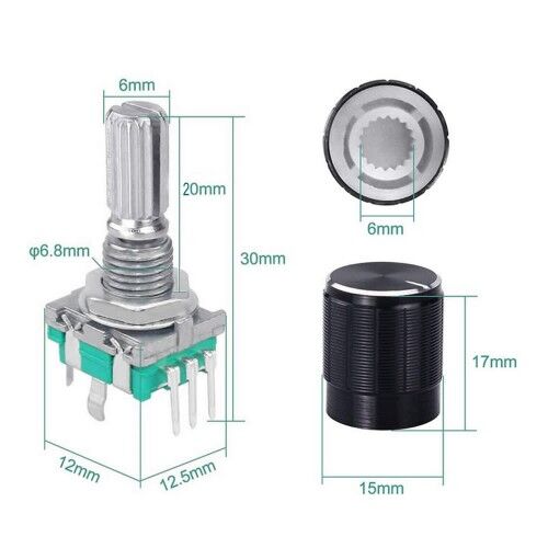 EC11 Rotary Enkoder Pot Başlığı