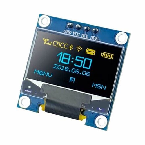 0.96 Inch Sarı Mavi Oled Modül