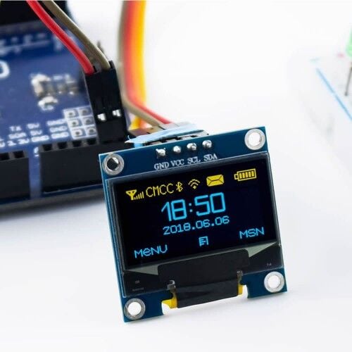 0.96 Inch Sarı Mavi Oled Modül