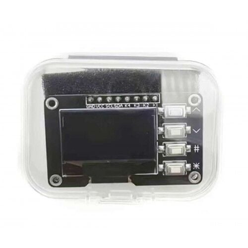 0.96 Butonlu 128x64 Oled Lcd Mavi