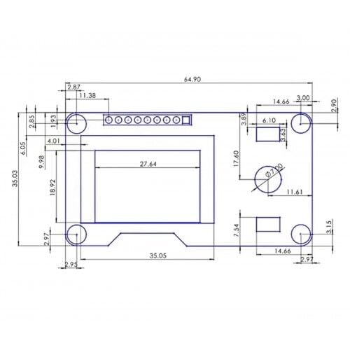 1.3 Beyaz Oled Enkoder 2x Buton