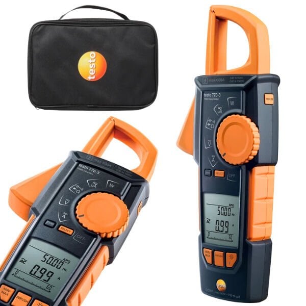 Testo 770-3 Çantalı Bluetooth’lu Pens Ampermetre Seti