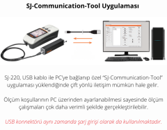 Mitutoyo SJ-220 Taşınabilir Yüzey Pürüzlülük Ölçüm Cihazı