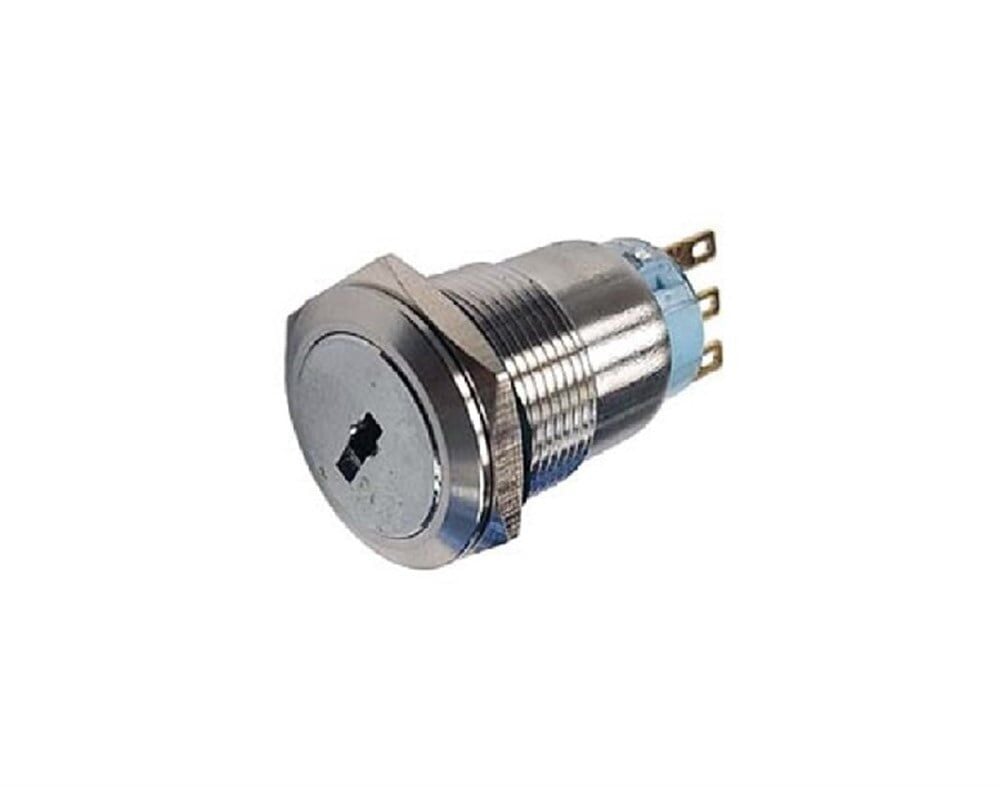 D95 19mm Metal Anahtarlı Switch 0-I IP65