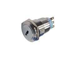 D95 19mm Metal Anahtarlı Switch 0-I IP65