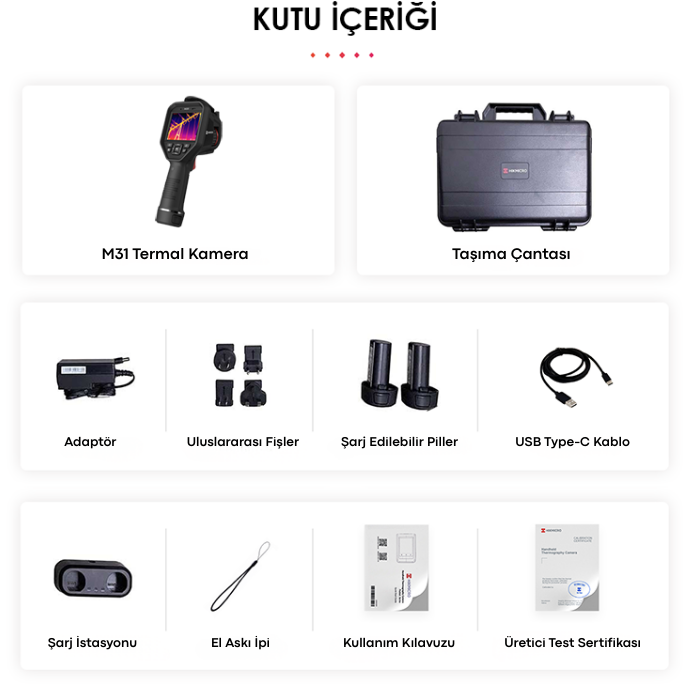 HIKMICRO M31 Termal Kamera Yüksek Çözünürlük