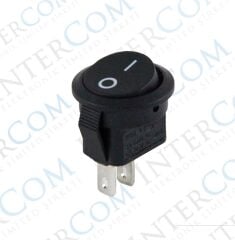 IC-134E Mini Yuvarlak Anahtar Işıksız ON-OFF 2P