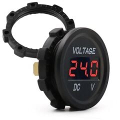 DC Voltmetre 48V Yuvarlak